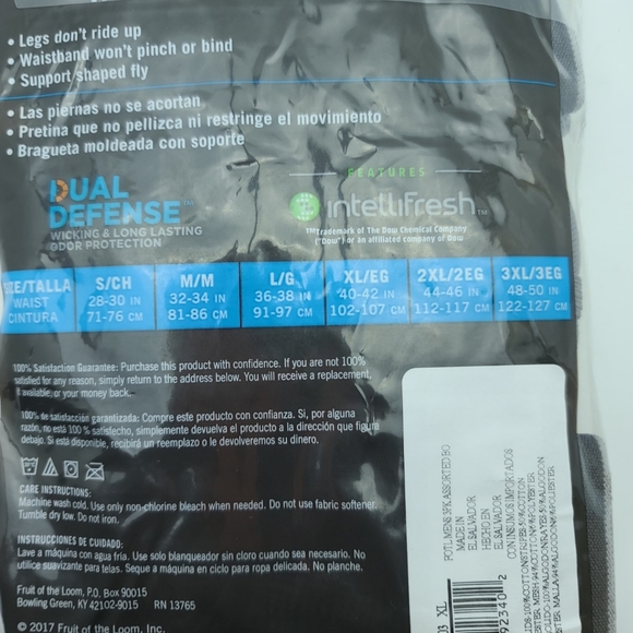 Fruit of the Loom Men's Tag- Free Assorted Boxer B - Picture 11 of 12